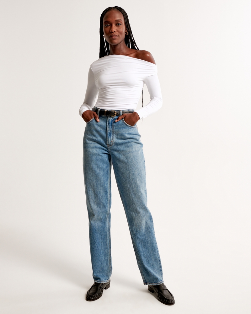 abercrombie 90s straight jeans