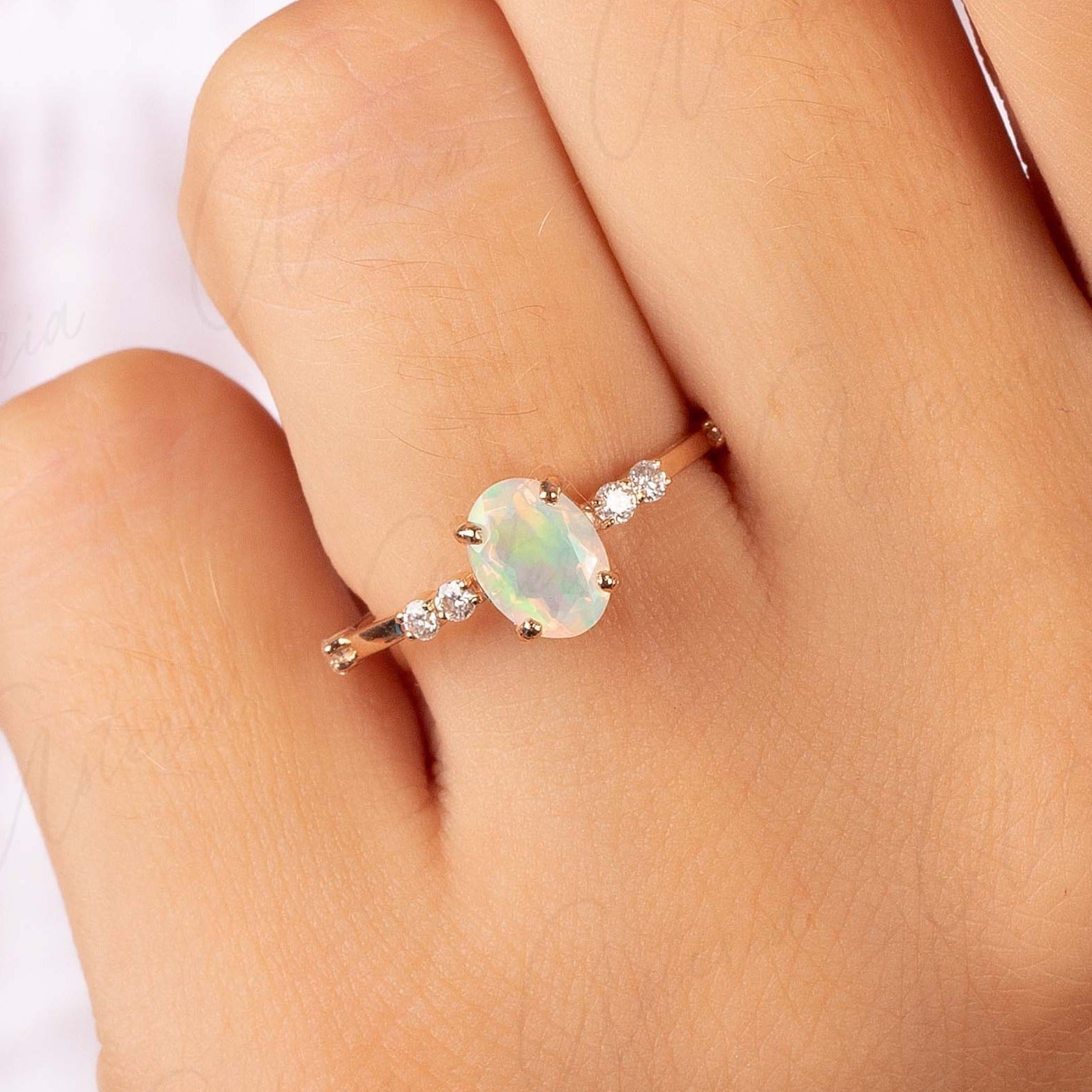 opal promise rings