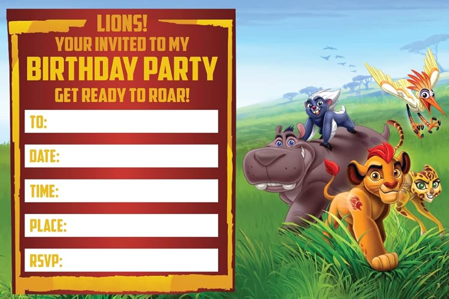 lion guard birthday