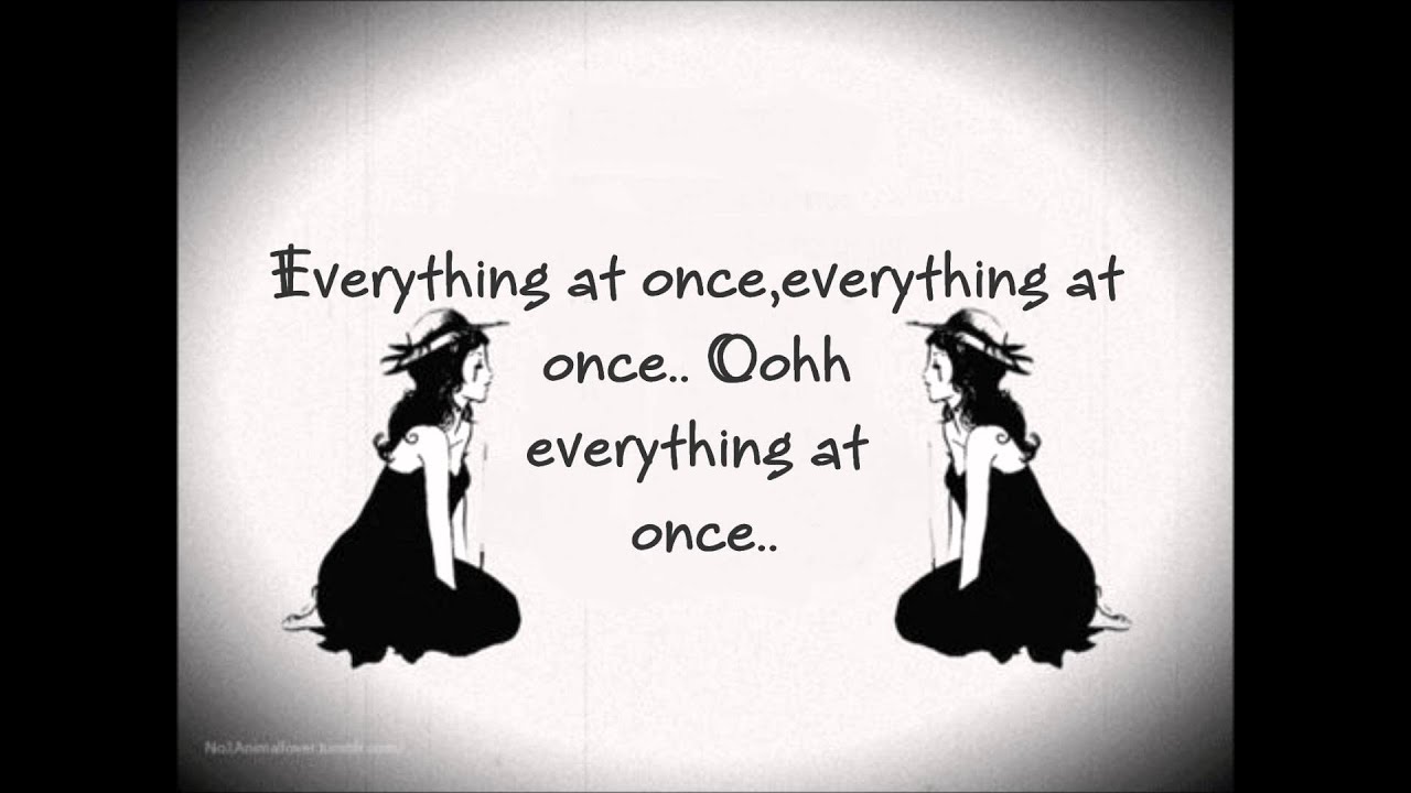 lenka everything at once lyrics video