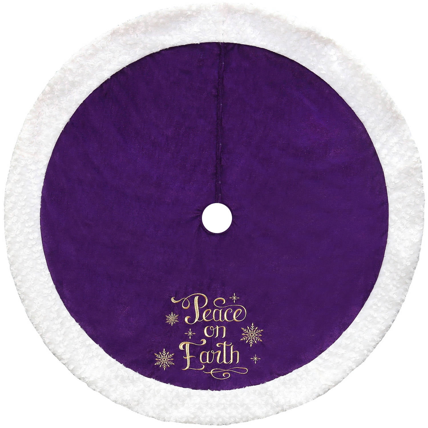 purple velvet tree skirt