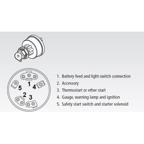 5 pole ignition switch wiring diagram