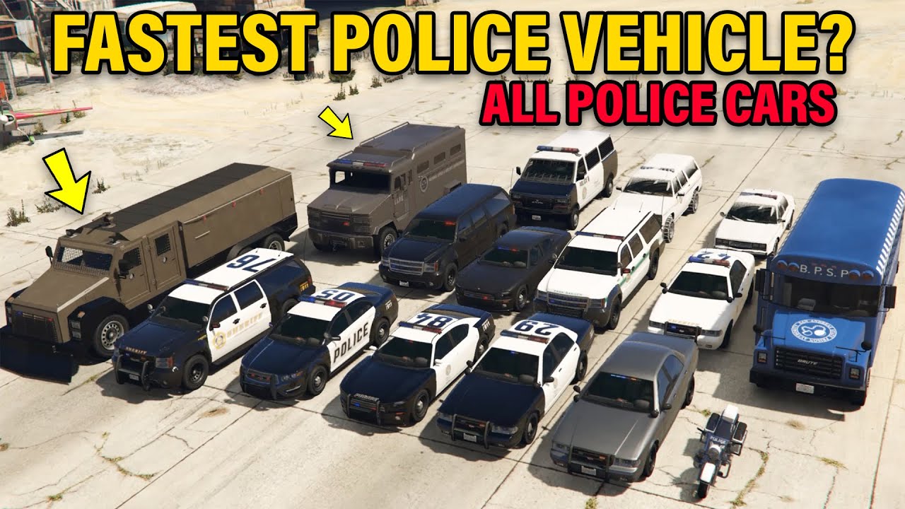 police vehicles in gta 5