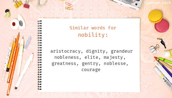 nobility thesaurus