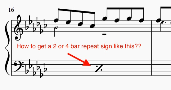 musescore repeat measure