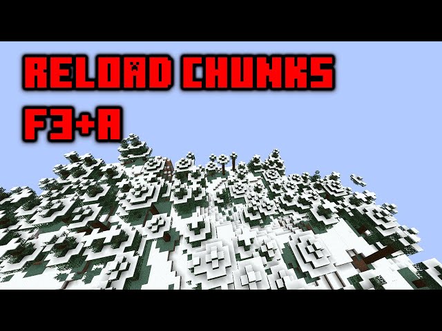 minecraft reload chunks