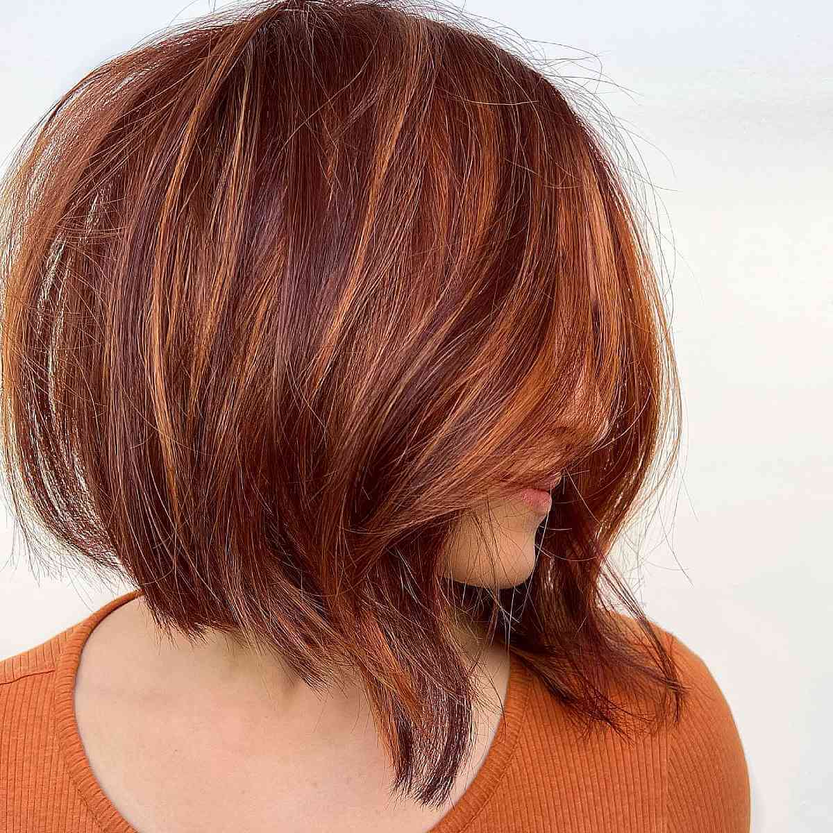 copper short hair color