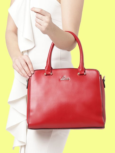 lavie red handbag