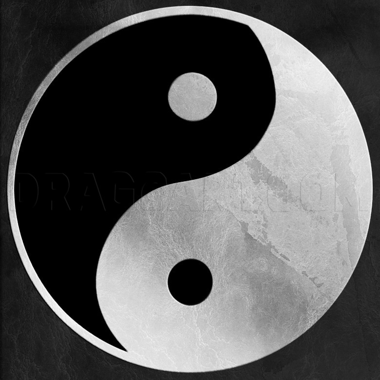 ying yang drawings