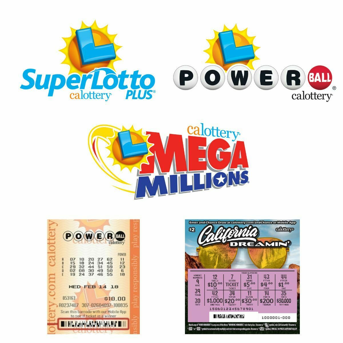 winning numbers california lottery