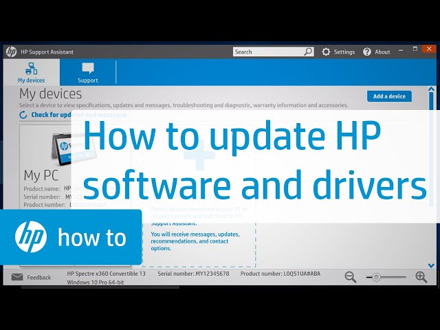 hp device drivers download