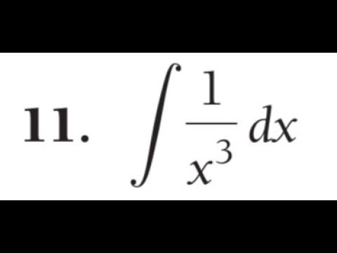 integral de 1 x 3