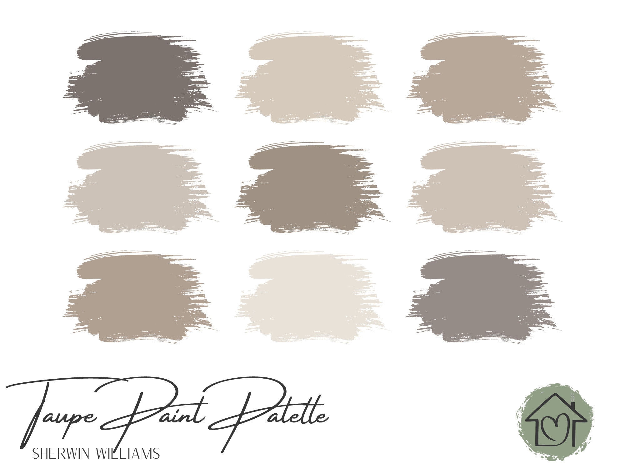 taupe paint swatches