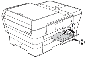 load letter paper in manual feed slot