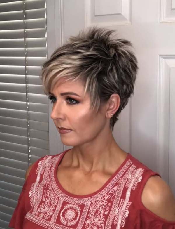 short pixie cut for fine hair