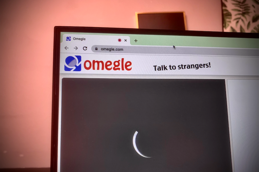 omegle black screen fix