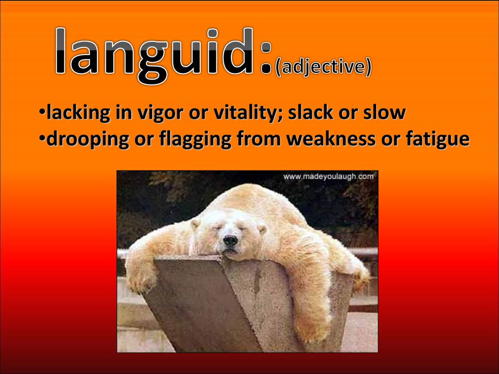 languid meaning