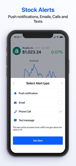 app for stock price alerts