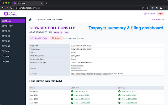 octa cloud gst