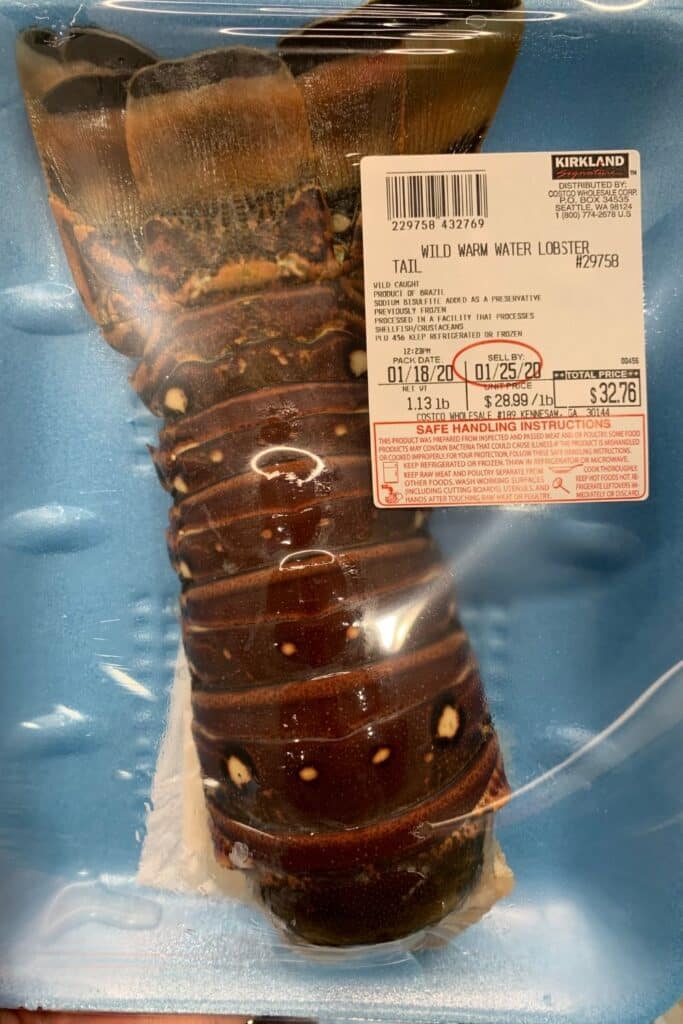 lobster from costco