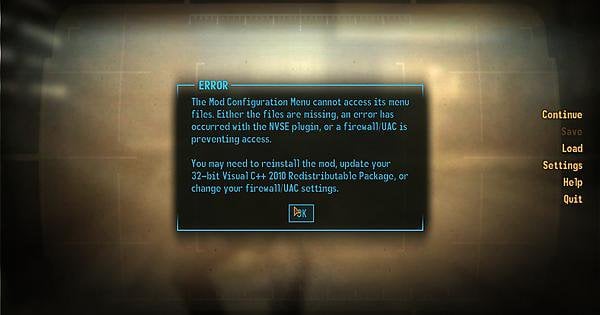 fallout 4 mod configuration menu