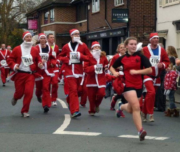 marlow santa fun run