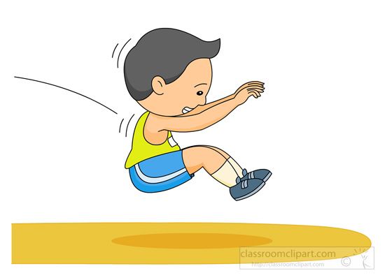 long jump clipart