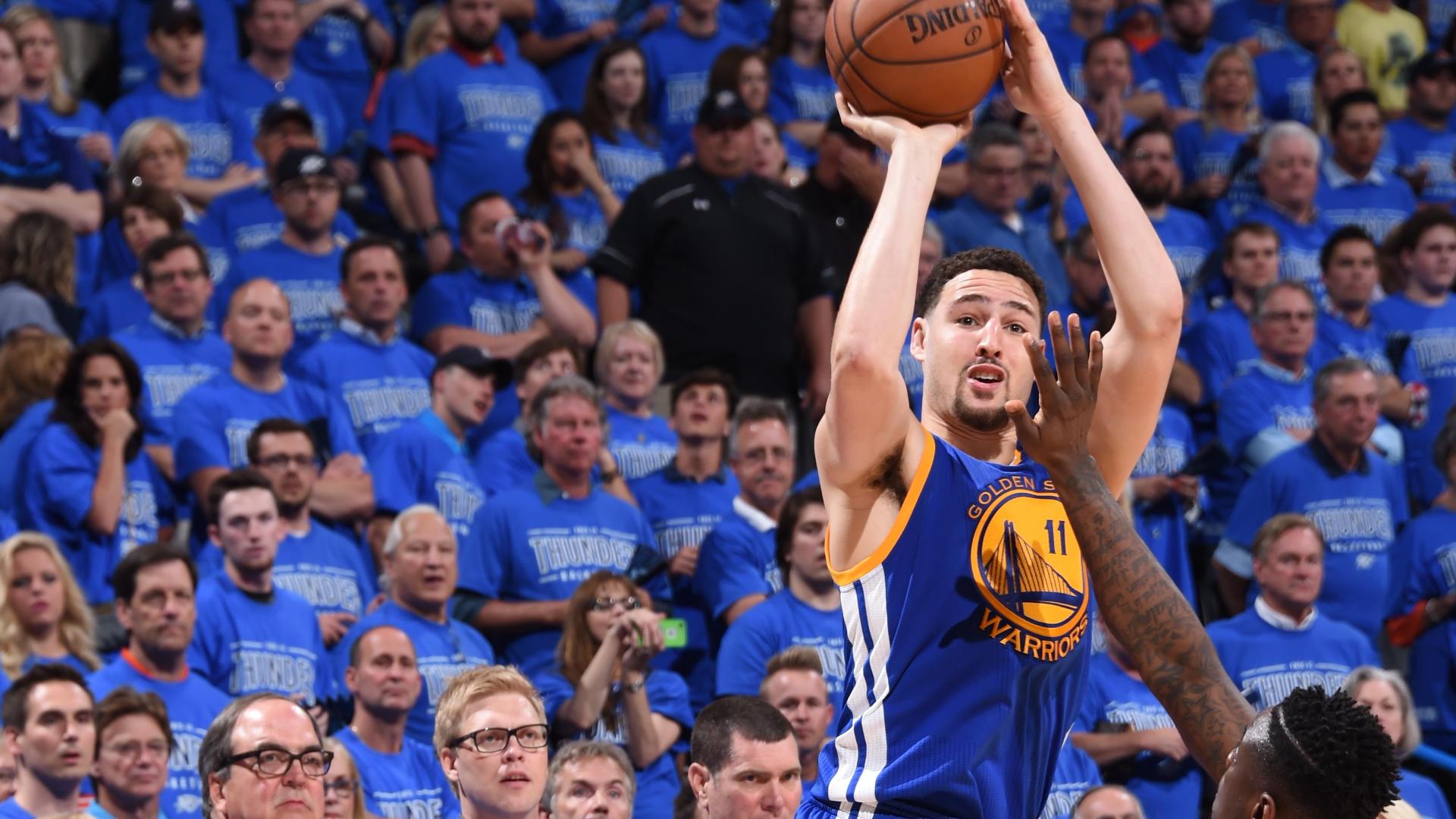 klay thompson vs okc last 5 games