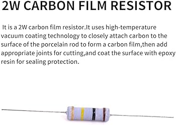 a 2w carbon resistor