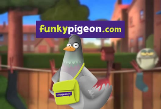 funky pigeon next day delivery