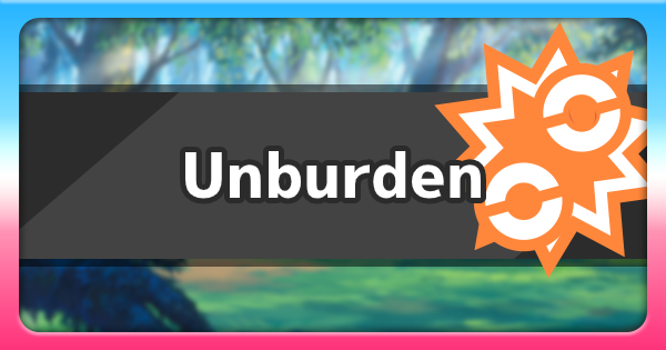 pokemon unburden