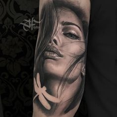 tatuajes de rostros de mujeres hermosas