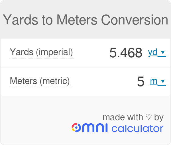 290 yards to meters