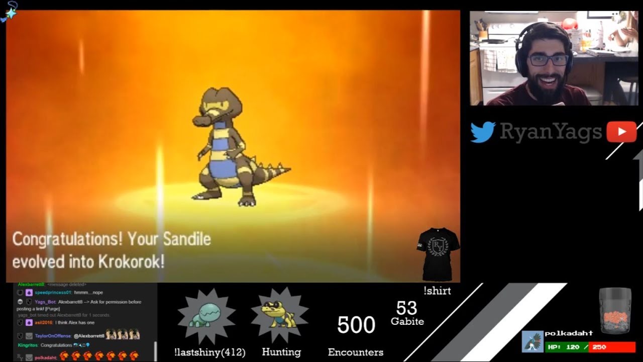 what level does sandile evolve