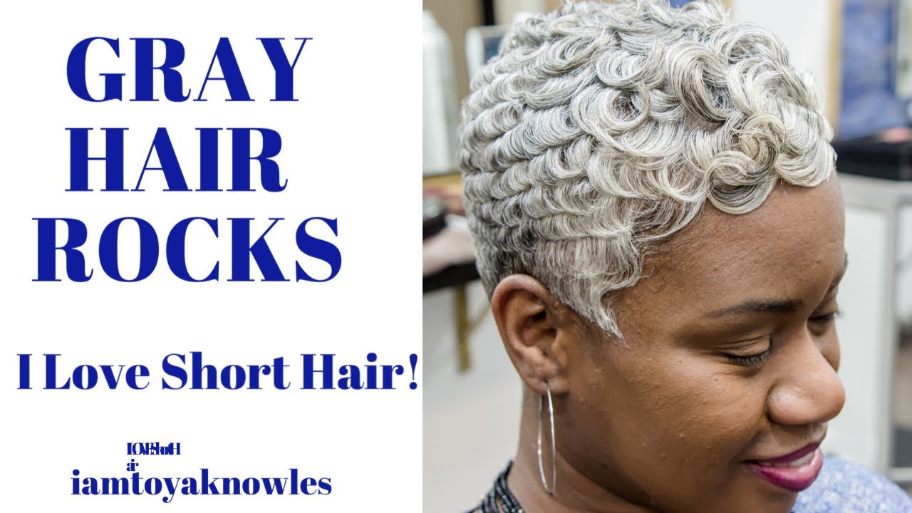 short greying hairstyles