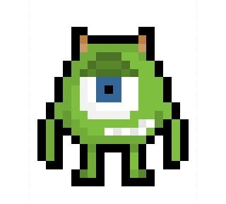 mike wazowski pixel