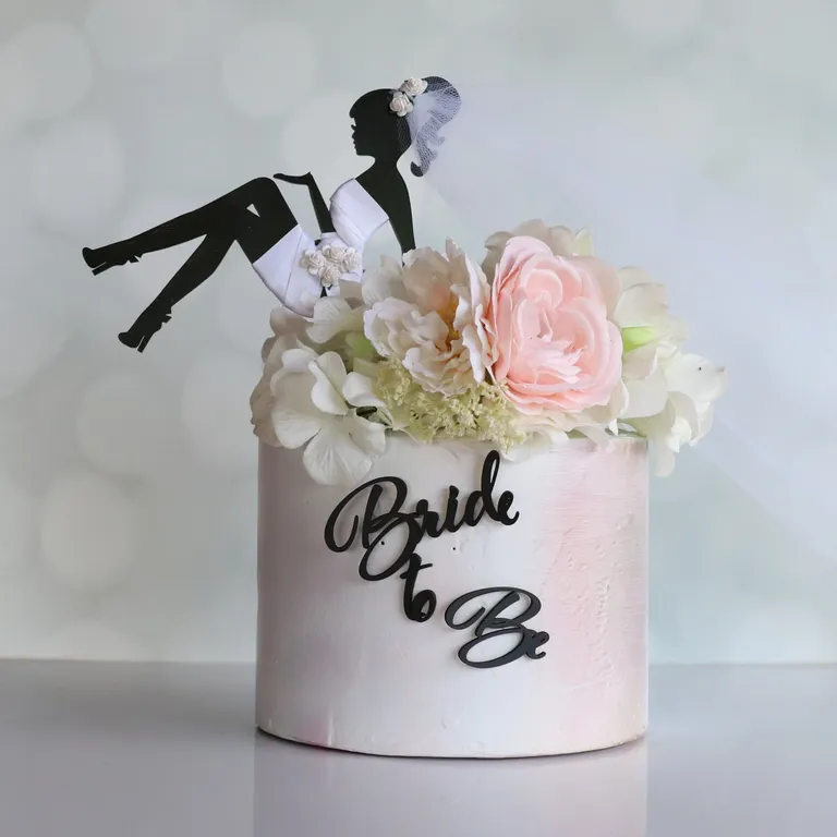 bridal shower cake toppers