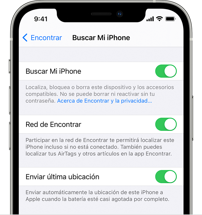 como localizar un iphone