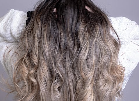 luces para el cabello color beige