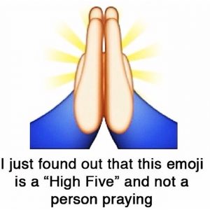 high five emoji meaning