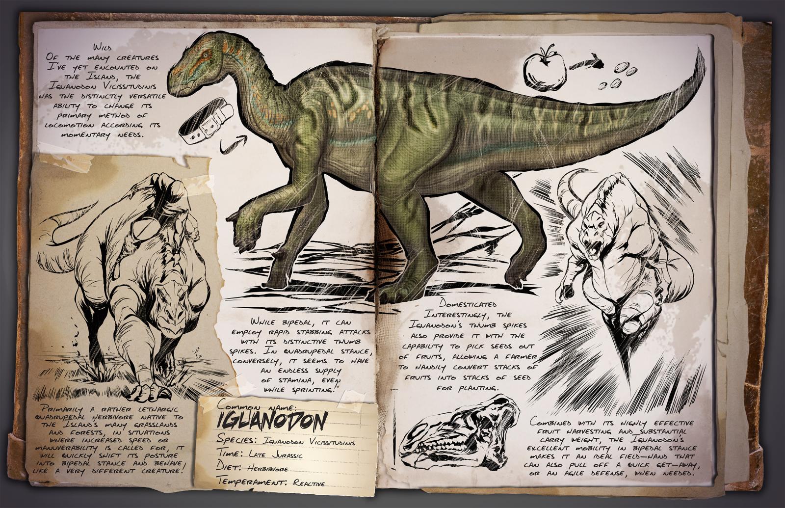 ark survival evolved iguanodon