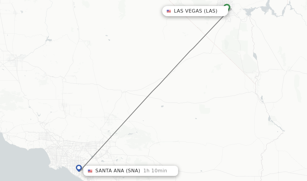 flights las vegas to sna