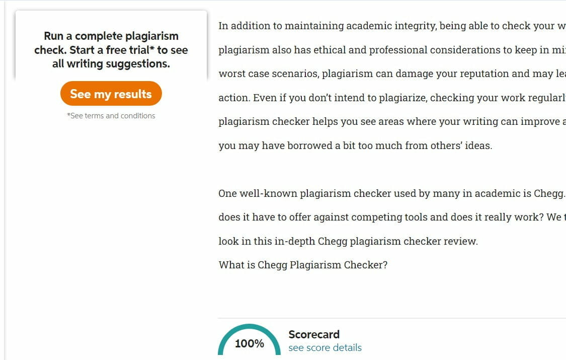 chegg plagiarism