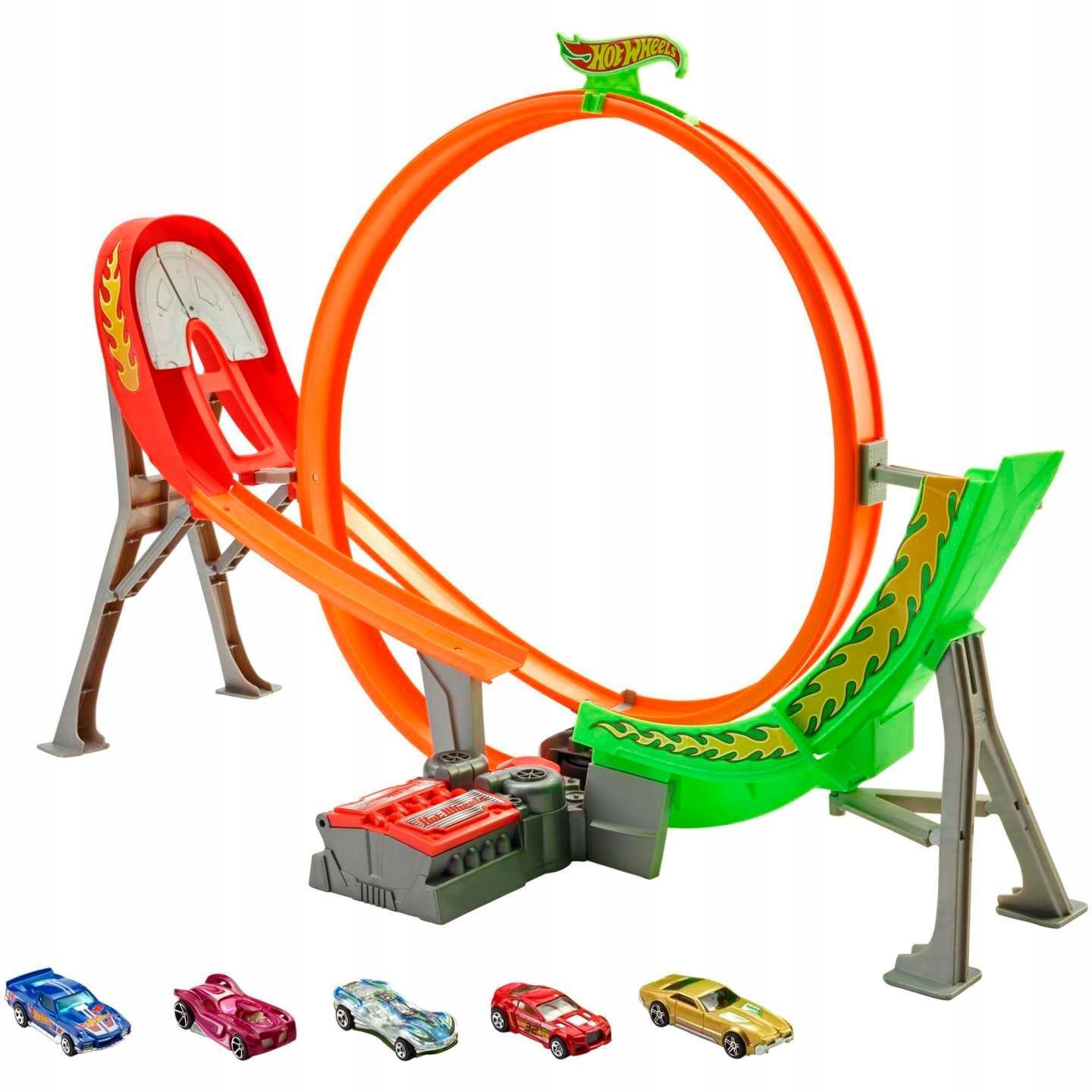 hot wheels race track loop