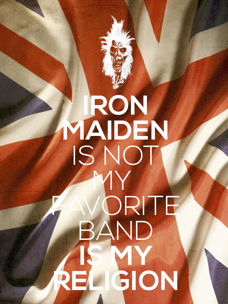 iron maiden is my religion