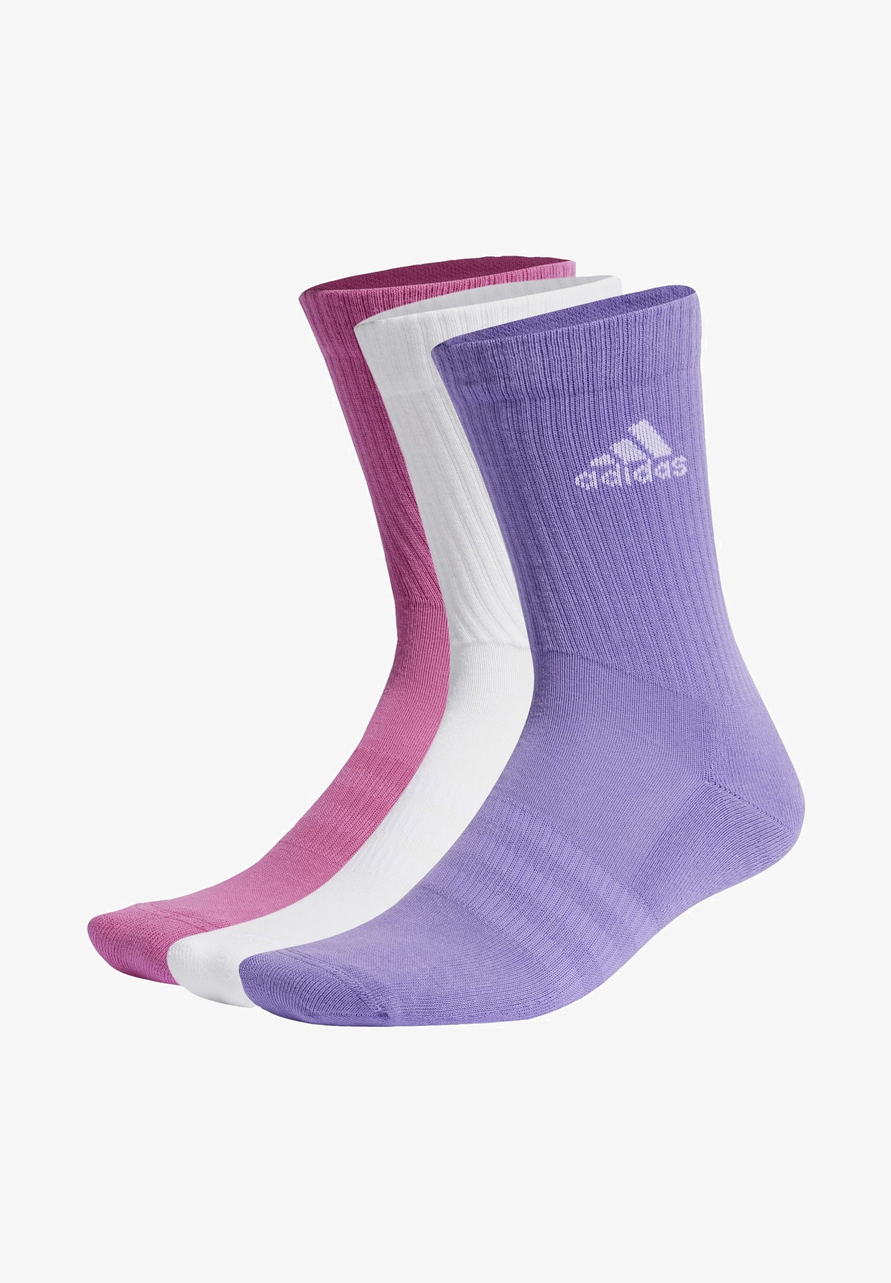 purple adidas socks