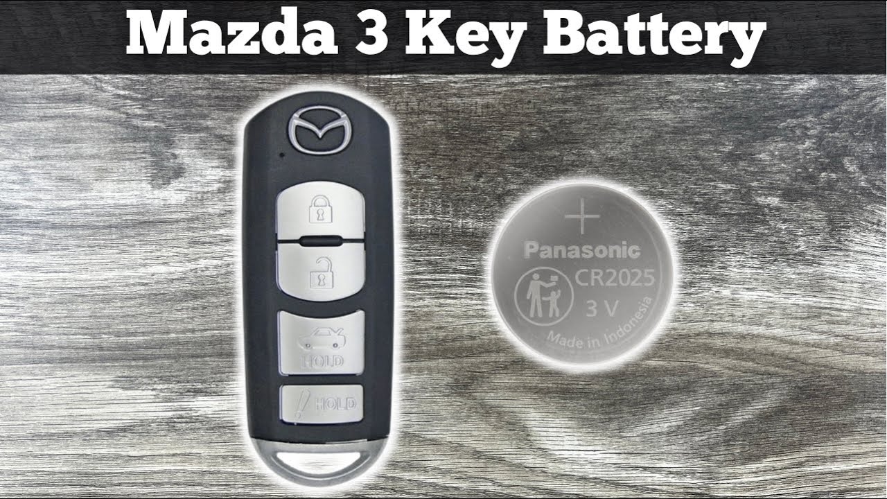 how do you change the battery in a mazda key