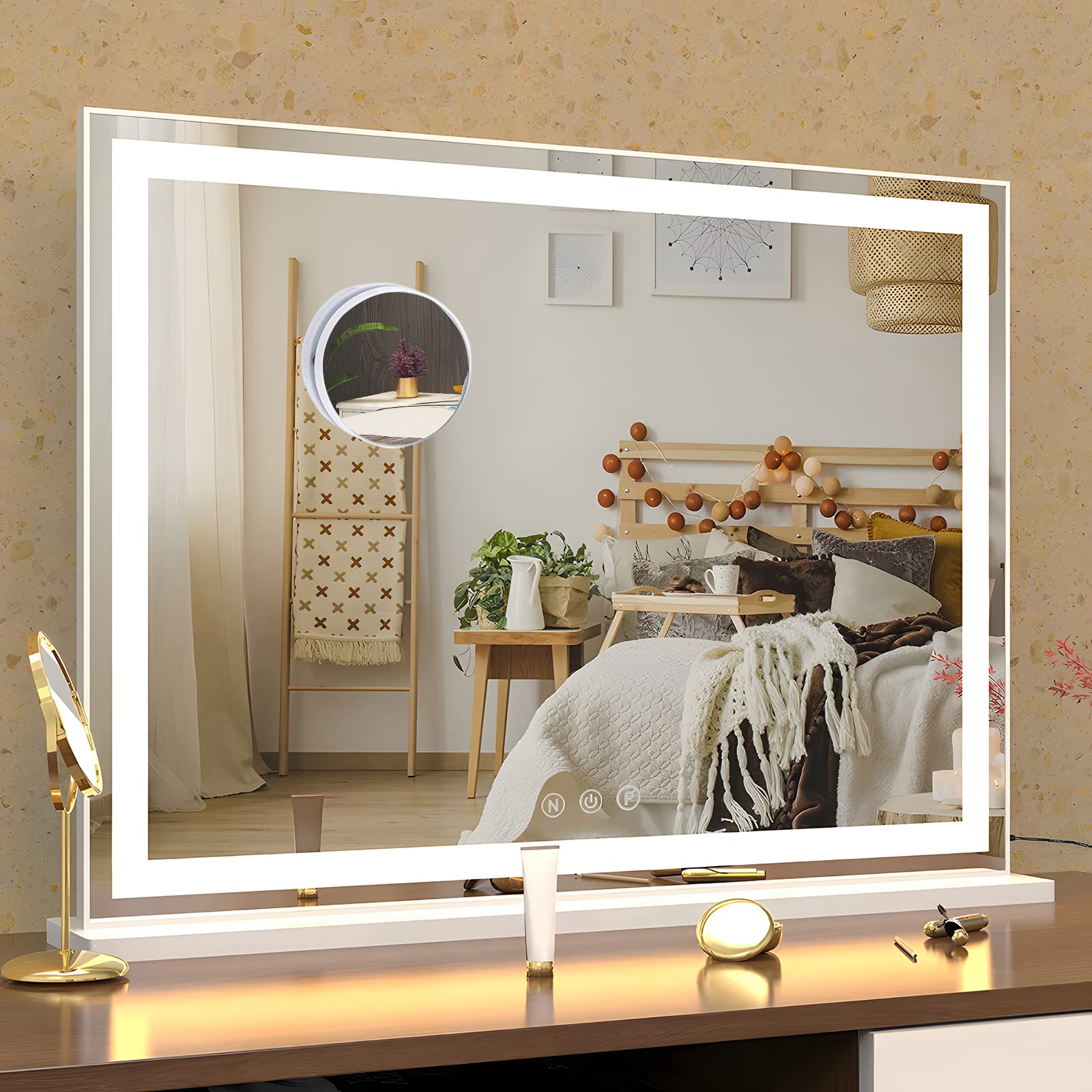 led mirror for dressing table