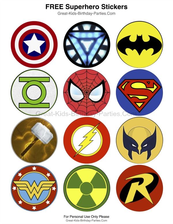 imprimibles superheroes gratis