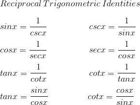 1/cos x derivative